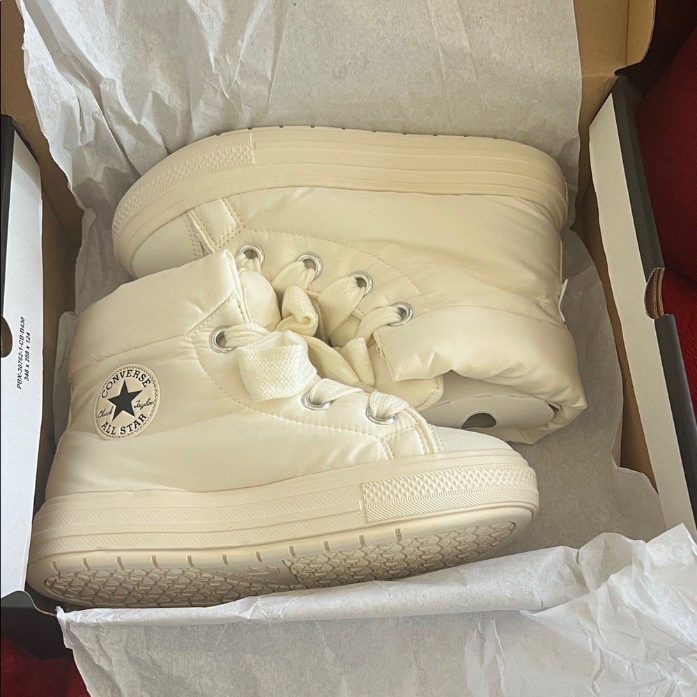 Converse Off-White High-Top Sneakers